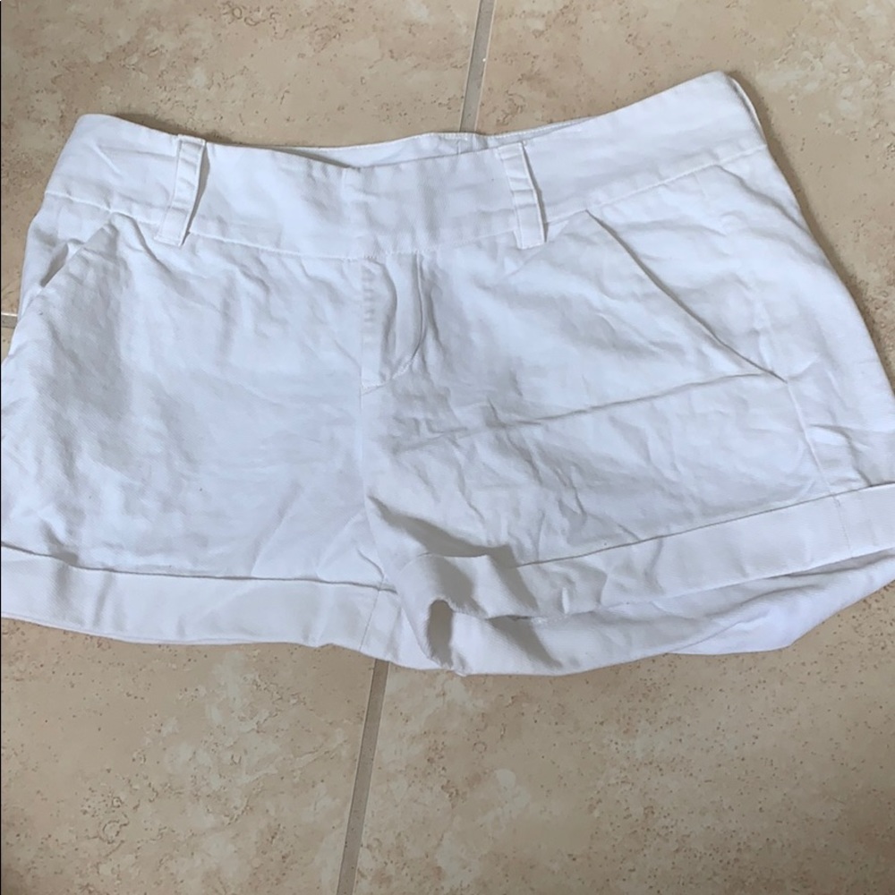 French connection white shorts